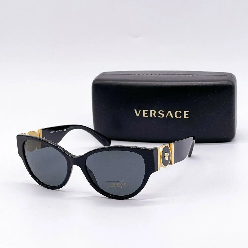 New Versace Women's Black Model Sunglasses